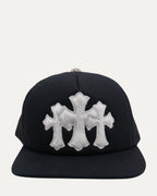 Pony Hair Cemetery Cross Patch Trucker Hat