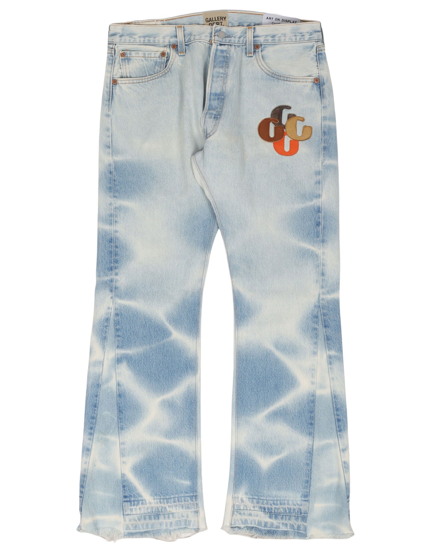 G's Light Wash Denim Flare Jeans
