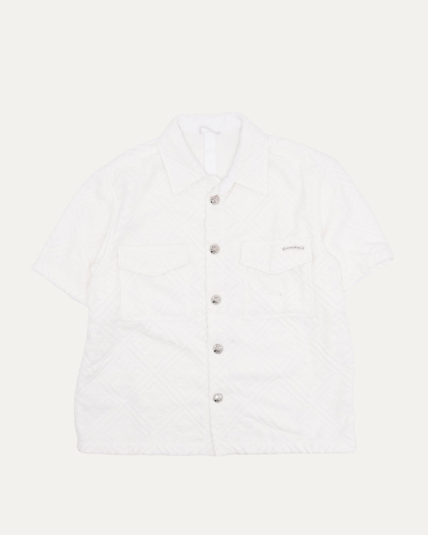 Terry Cloth Short Sleeve Shirt
