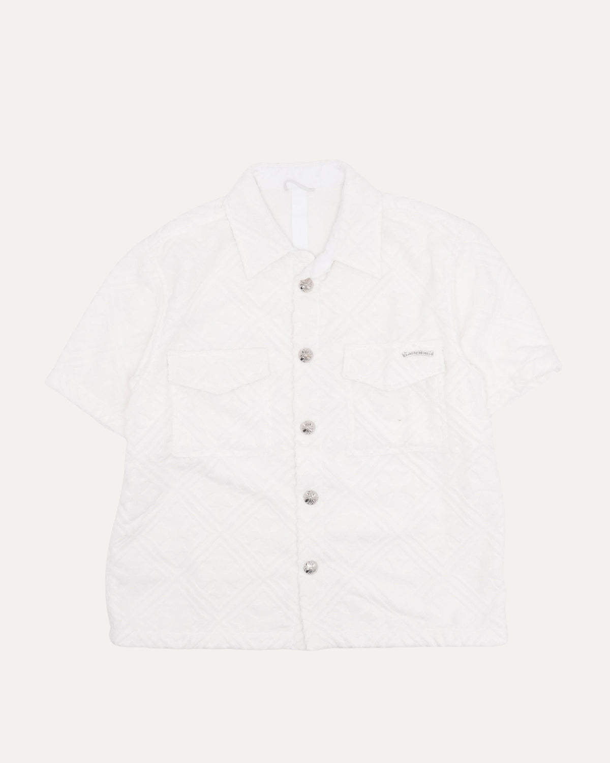 Terry Cloth Short Sleeve Shirt
