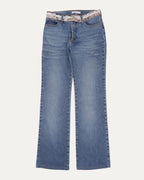 Leopard Trim Jeans