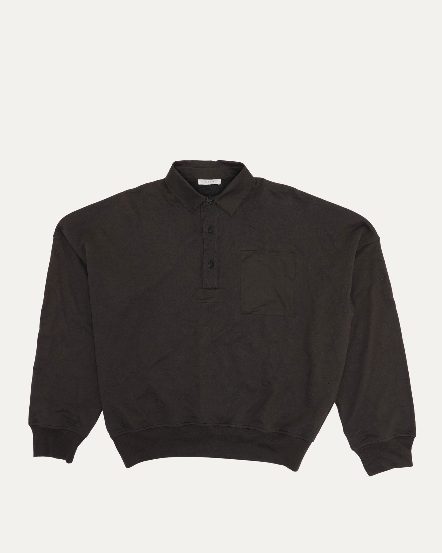 Cashmere Blend Button-Fastening Polo Shirt