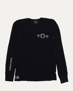 Horseshoe Embroidered Thermal Long Sleeve T-Shirt