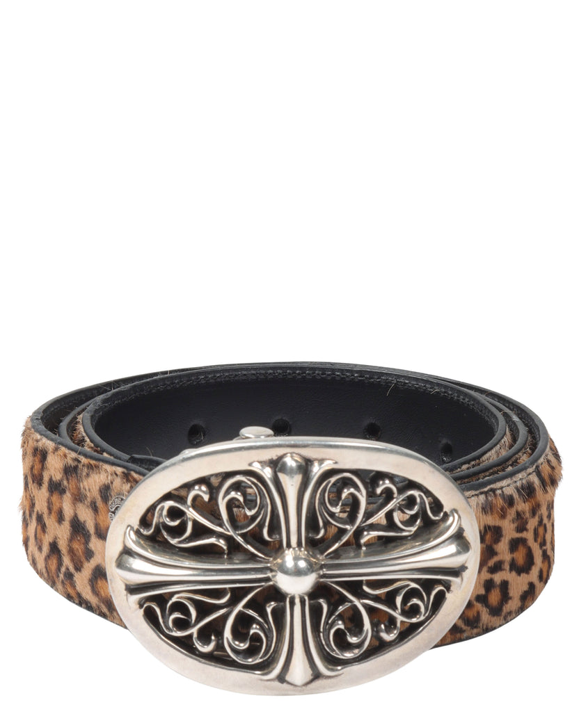 Leopard Oval Cross Belt