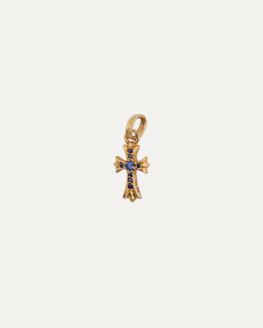 22k Gold Sapphire Baby Fat Pendant