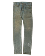 SS04 Light Wash Waxed Skinny Jeans
