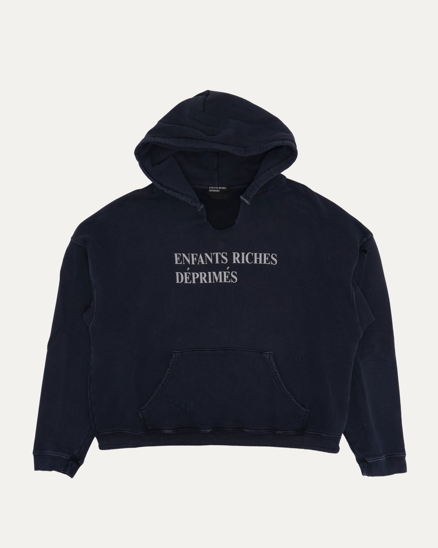 Distressed Classic Logo Hoodie