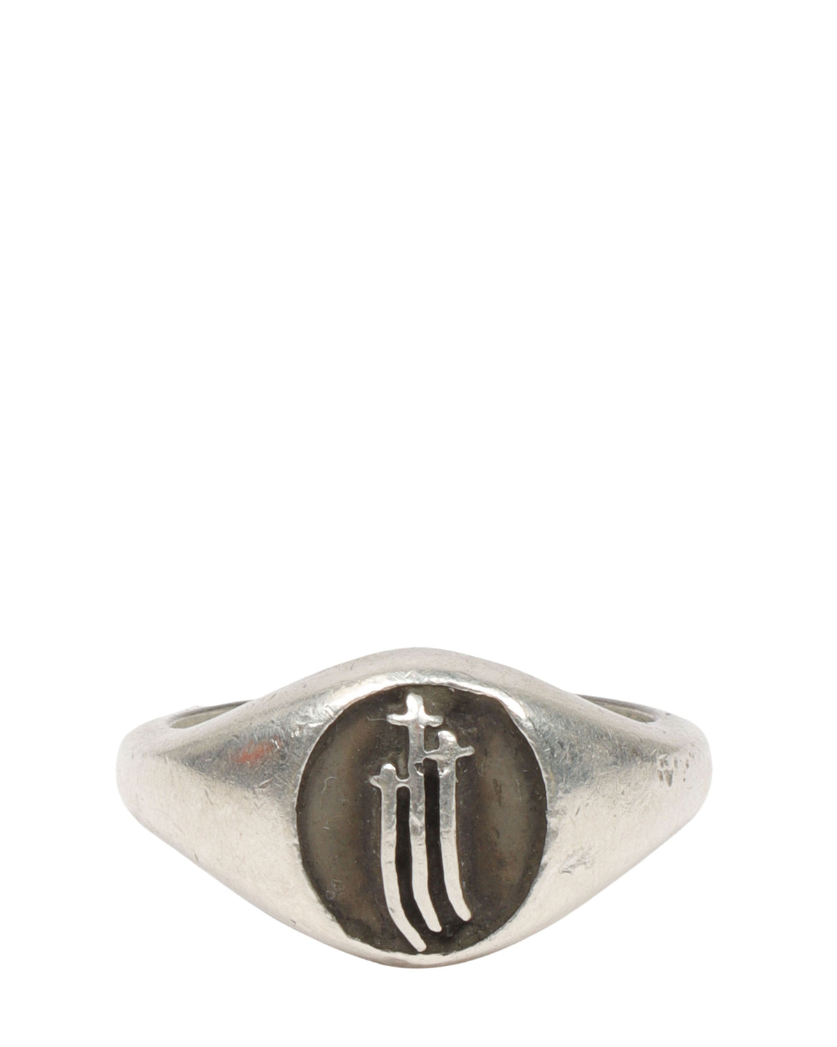 Triple Cross Signet Ring