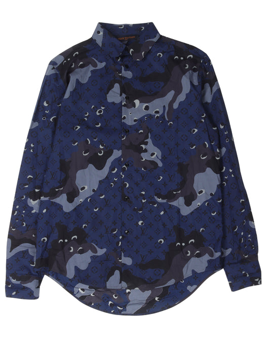 Camouflage Monogram Shirt