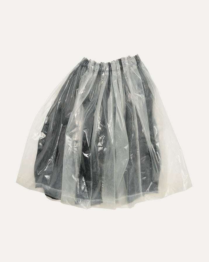 Vinyl Layer A-line Skirt