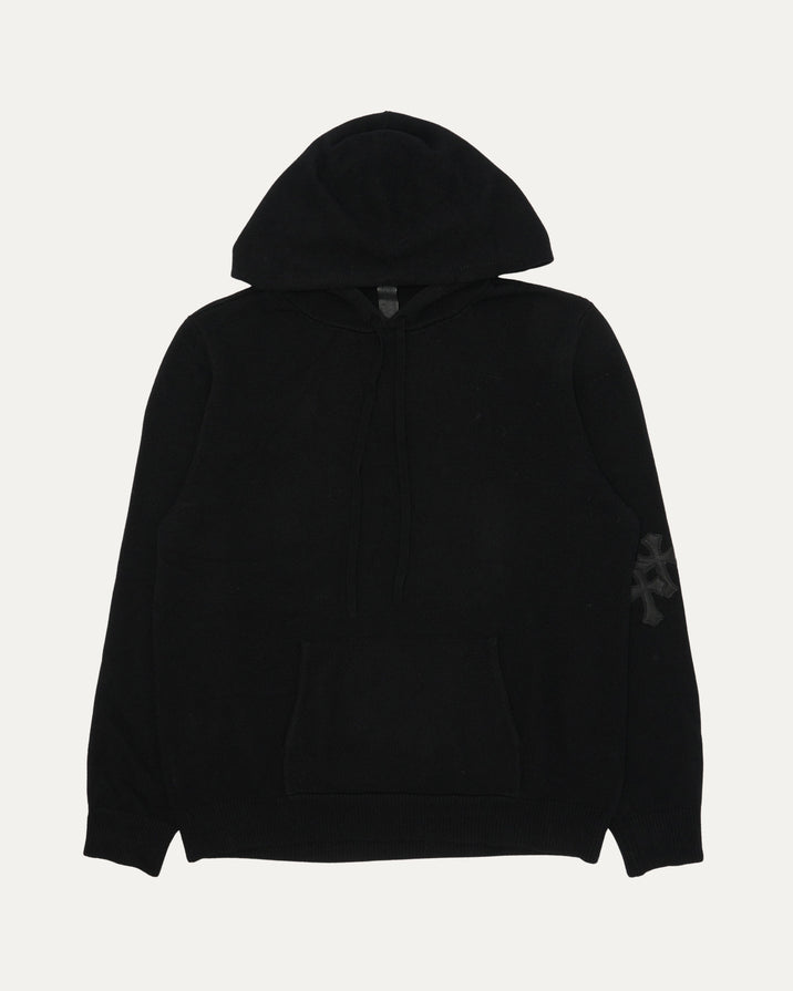 Cashmere Cross Patch Hoodie