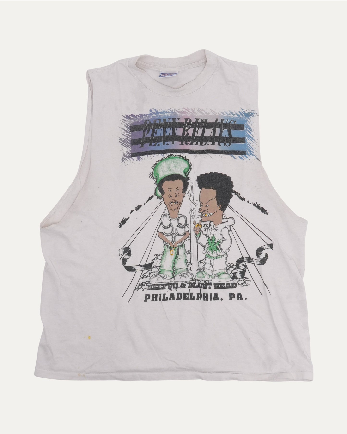 Penn Relays Beavis & Butt-Head Cut-Off T-Shirt