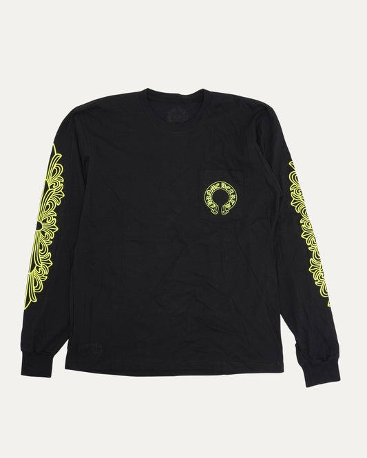 Horseshoe Logo Long Sleeve Pocket T-Shirt