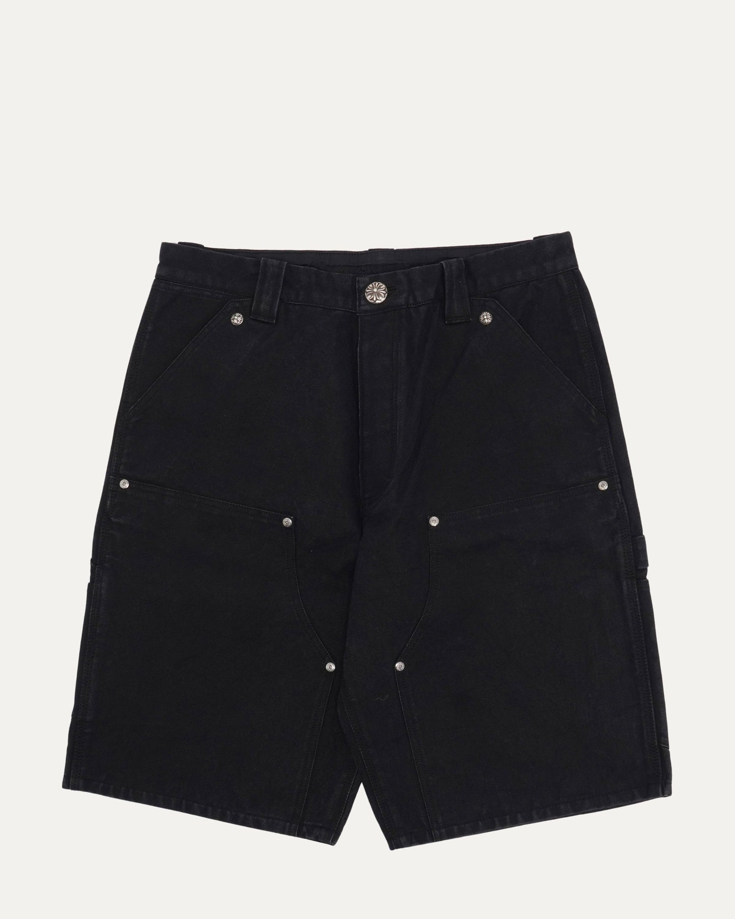 Cross Patch Double Knee Shorts