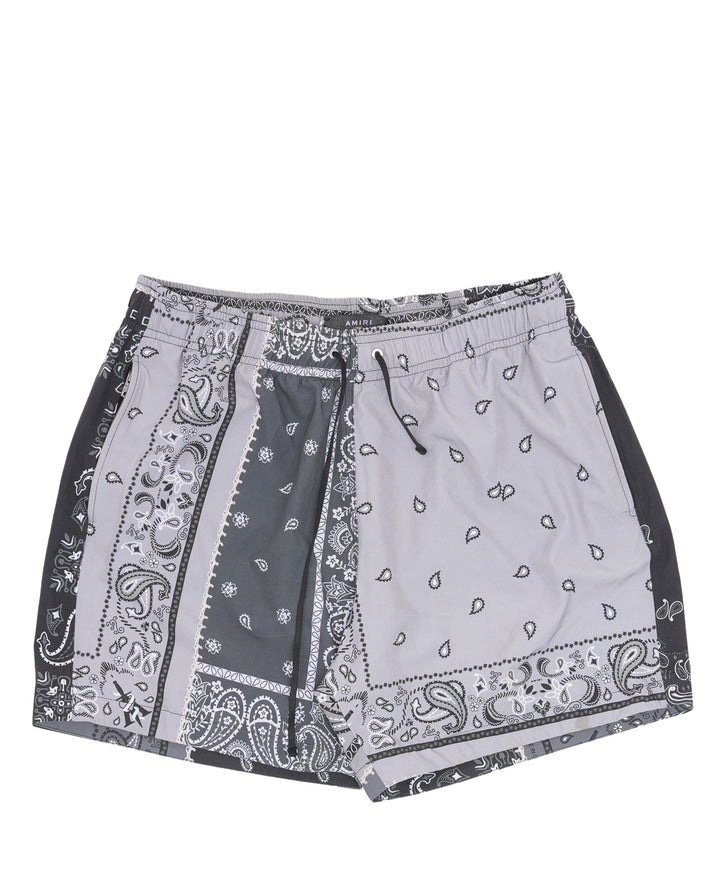 Bandana Print Swim Trunks