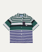 Camp Collar Striped Bowling Shirt