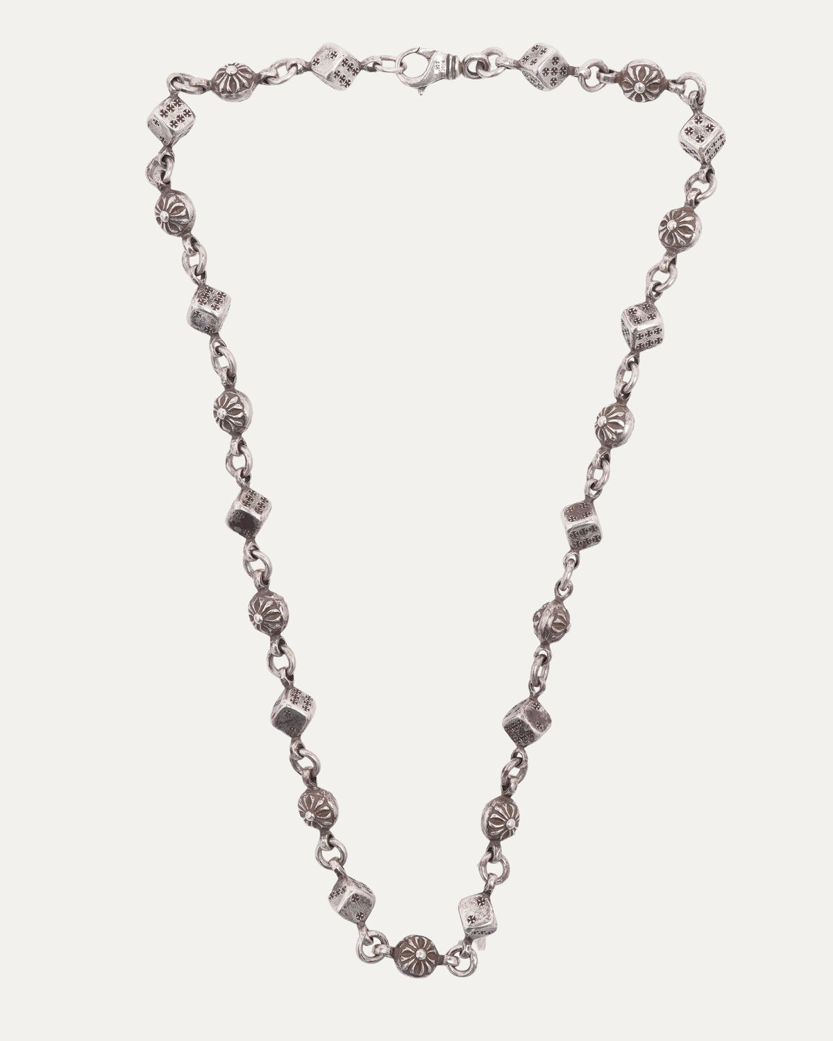 Dice and Plus Ball Necklace