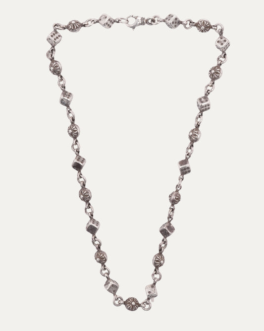 Dice and Plus Ball Necklace