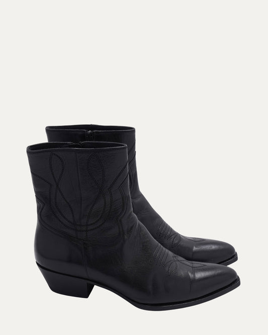 Zip Up Cowboy Boots