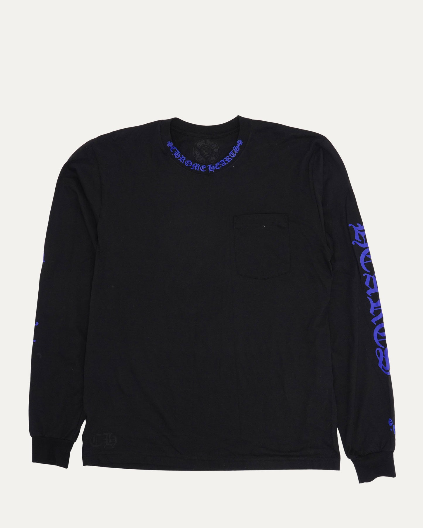 Neck Logo Long Sleeve T-Shirt