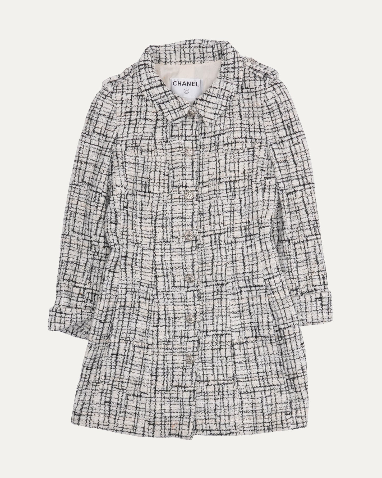 Tweed Long Jacket