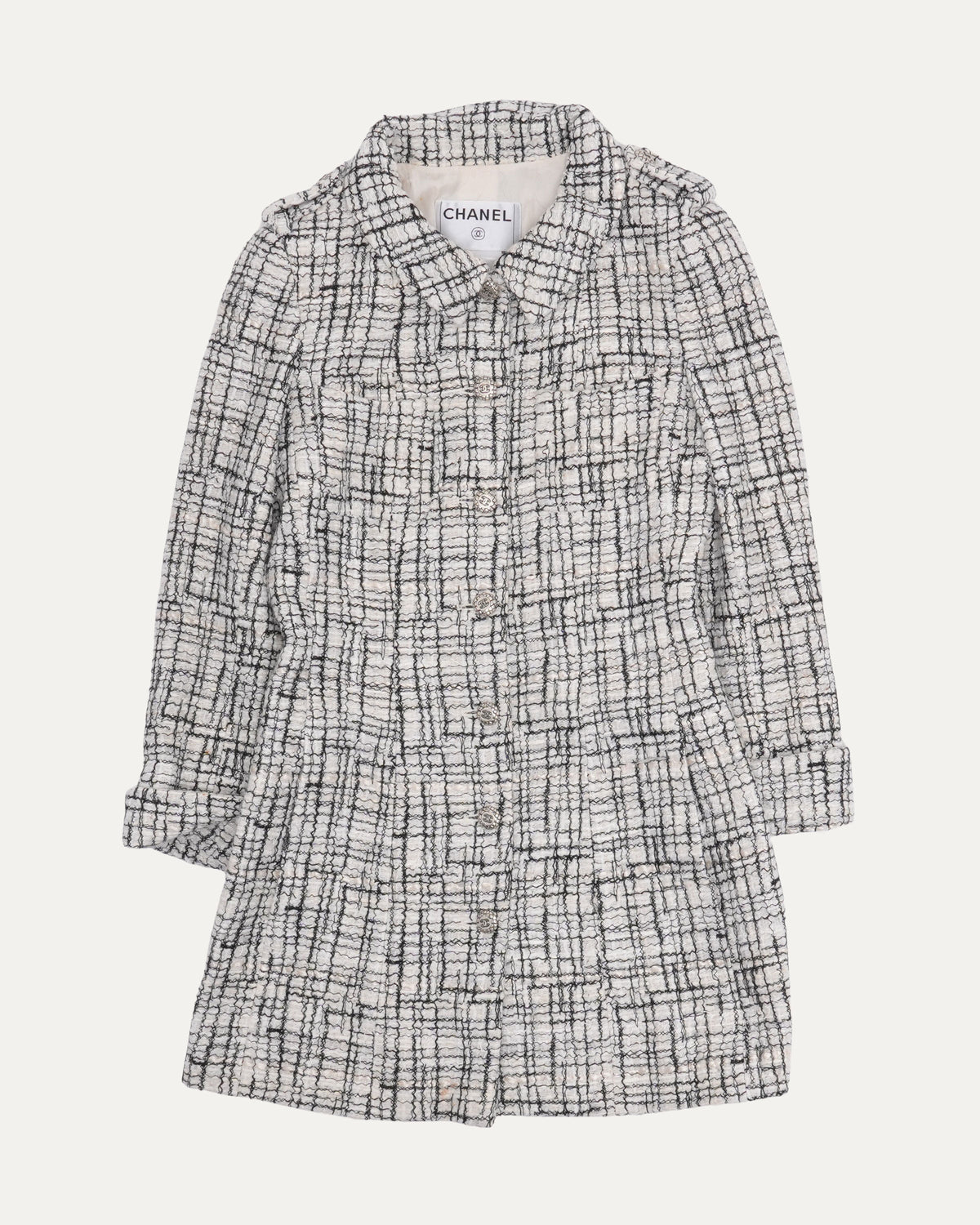 Tweed Long Jacket