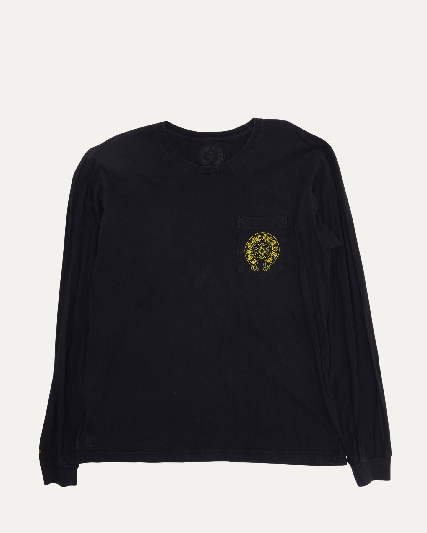 Horseshoe Logo Staff Long Sleeve Pocket T-Shirt