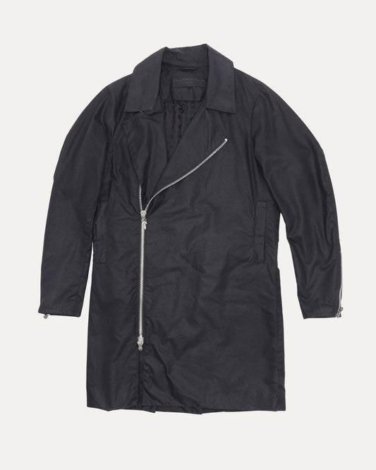 Asymmetric Zip Coat