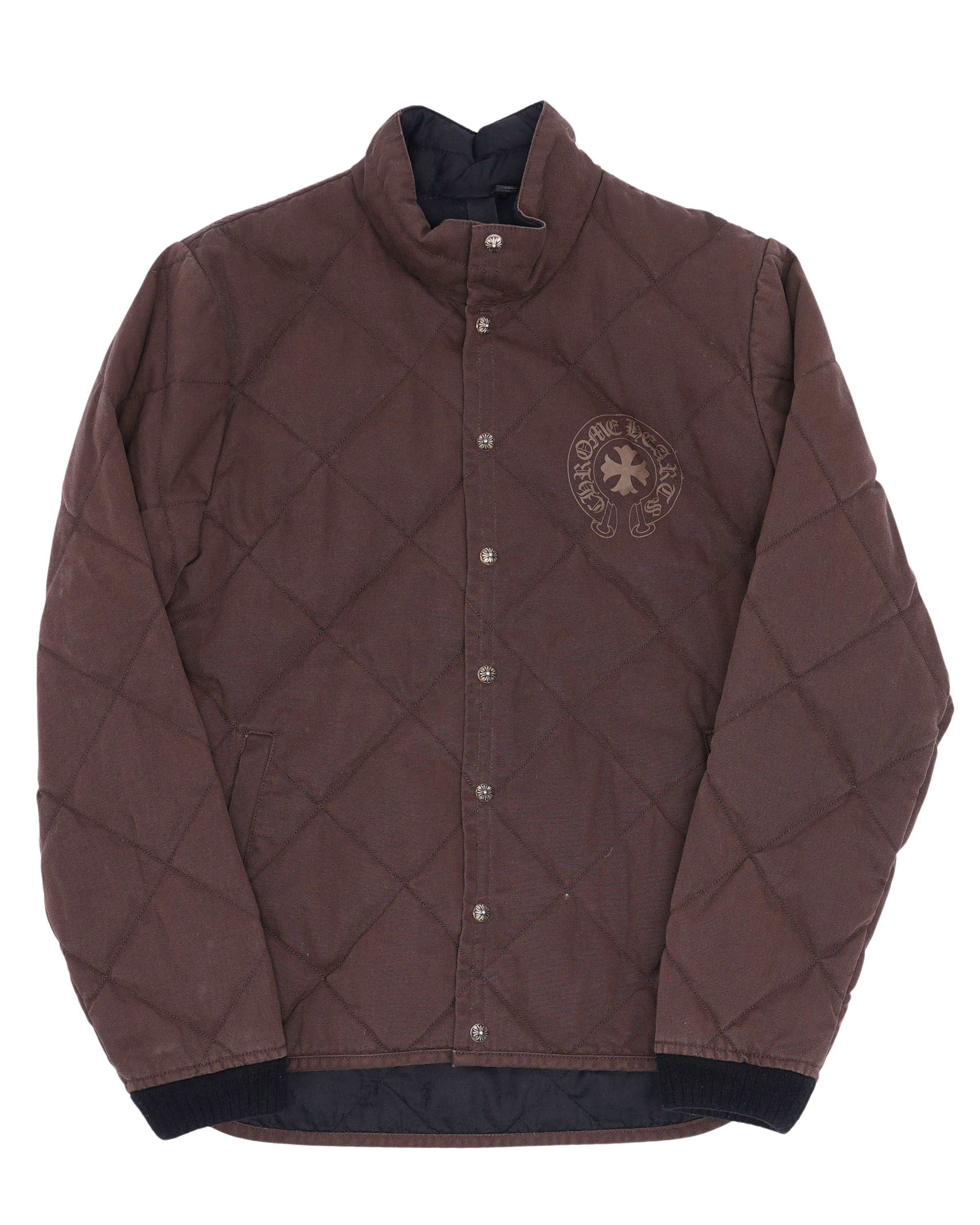 Quilted Down-Filled Horseshoe Logo Jacket