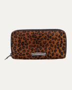 Pony Hair Long Zip Wallet