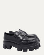 Monolith Brushed Leather Loafers