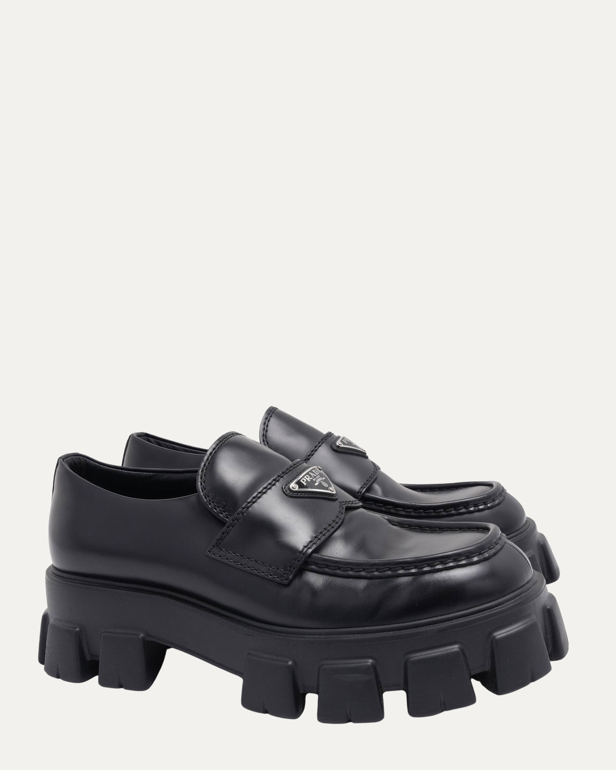 Monolith Brushed Leather Loafers