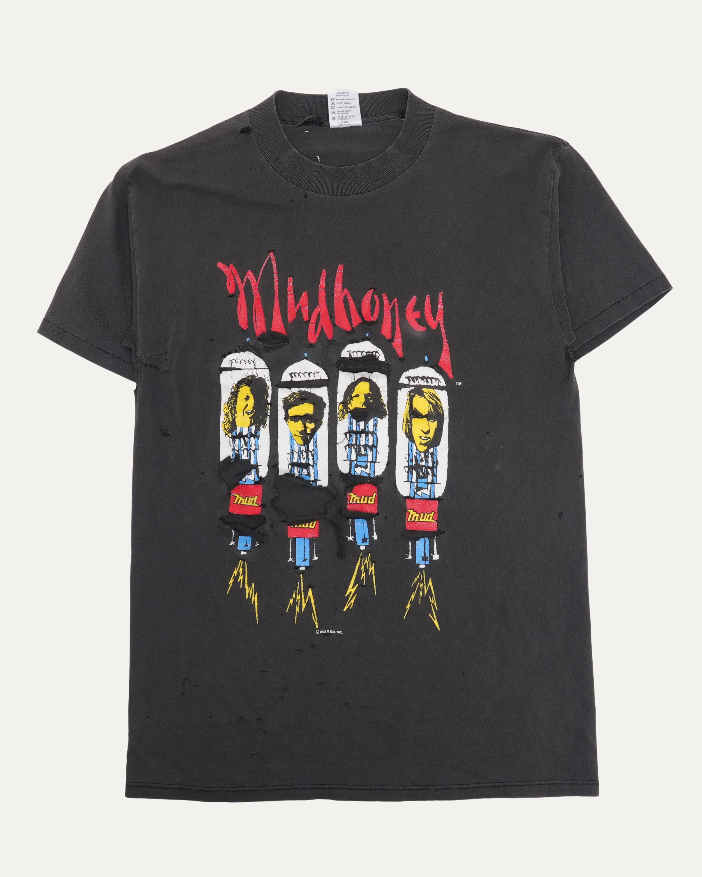 MUDHONEY 1991年 ジャパンツアー Tシャツ Vintage Mudhoney 1992 T-Shirt – Justin Reed
