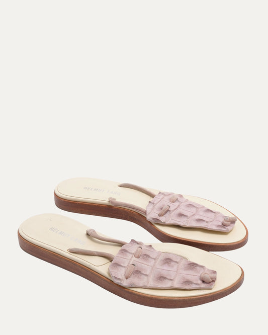 Crocodile Thong Flip Flops