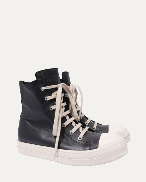 Rick Owens High-Top Leather Ramones – Justin Reed