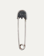 Engraved Silver Safety Pin