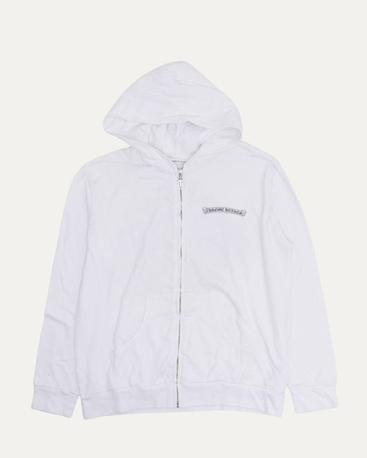 Plus Cross Zip Up Hoodie