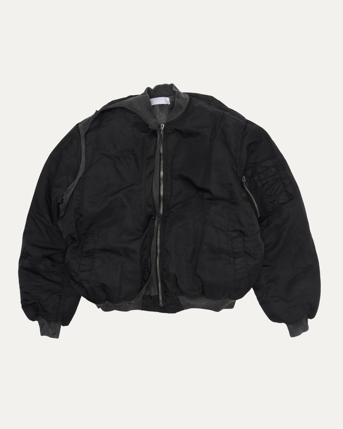 Cutout Bomber Jacket