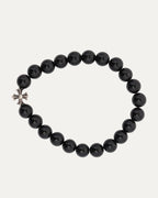 6mm Tourmalline Plus Cross Bead Bracelet