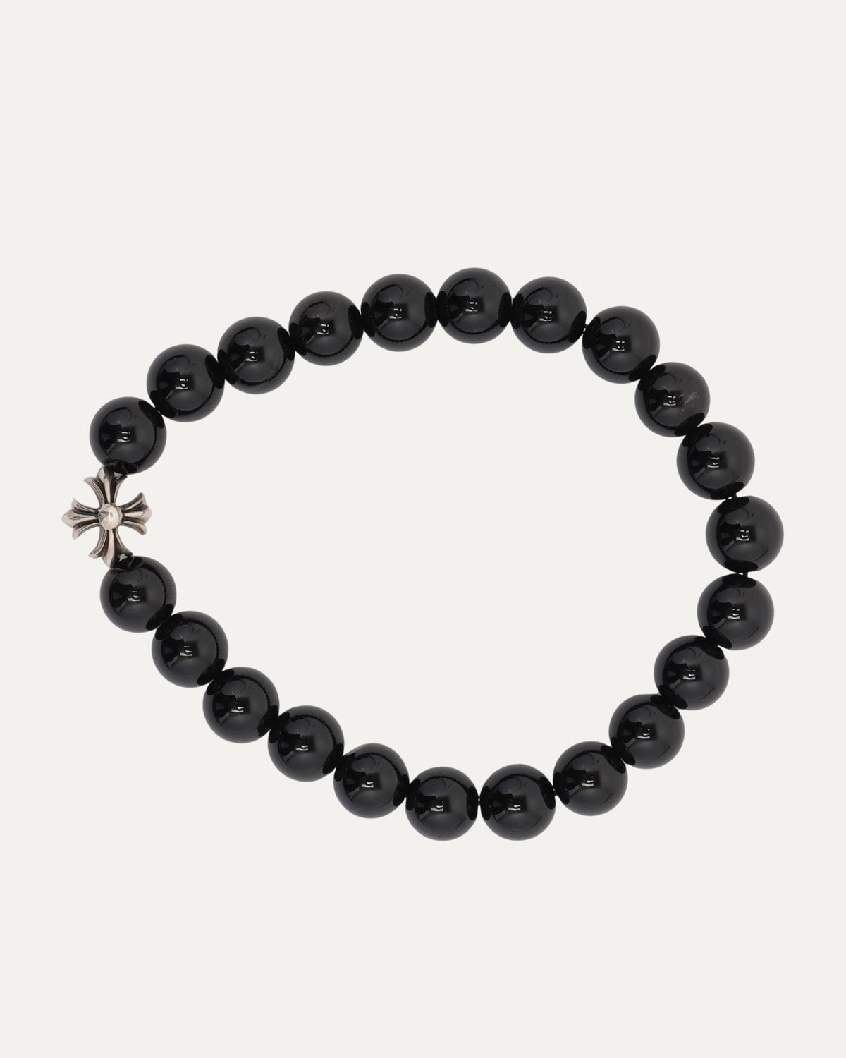 6mm Tourmalline Plus Cross Bead Bracelet