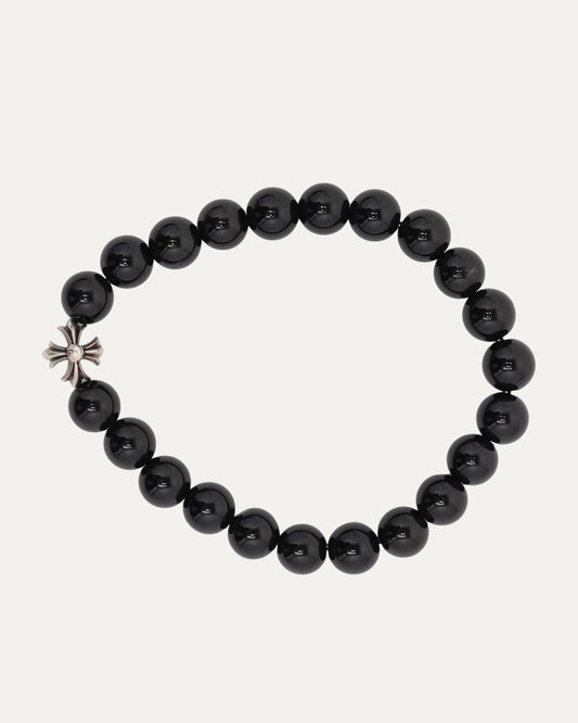 6mm Tourmalline Plus Cross Bead Bracelet