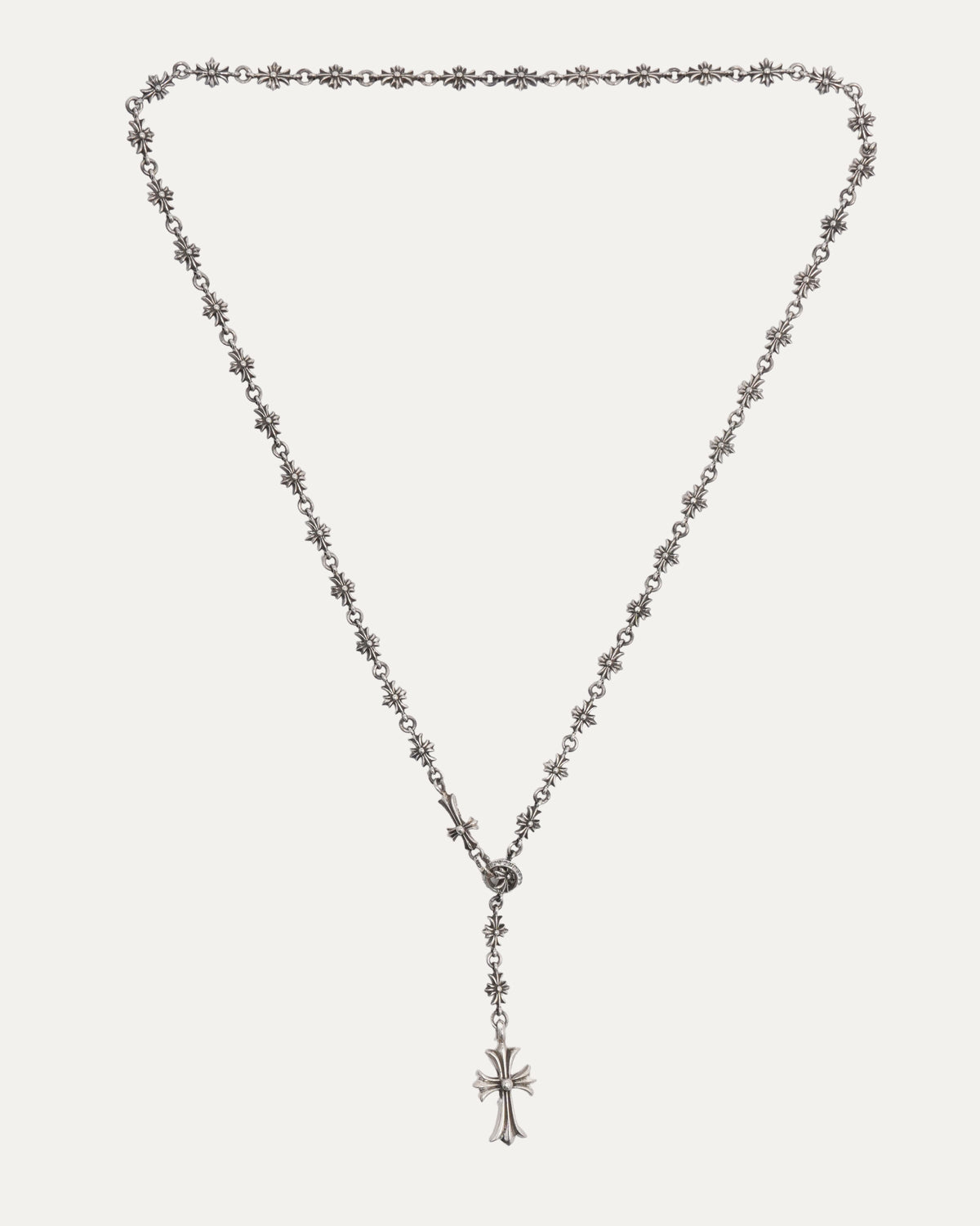 Tiny E Choke Chain Necklace