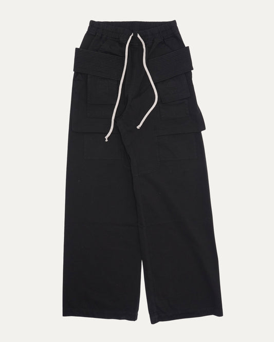 Creatch Wide-Leg Canvas Cargo Pants