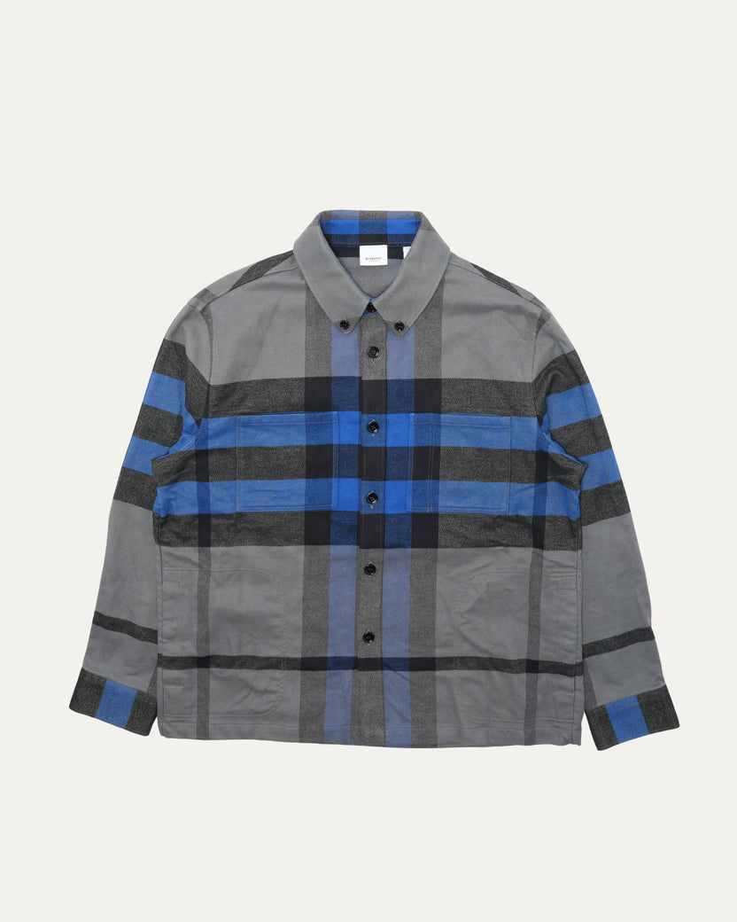 Owmby Exploded Check Shirt