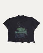 3B Logo Raw Hem T-Shirt