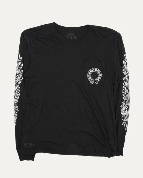 Chrome Hearts Horseshoe Logo Long Sleeve Pocket T-Shirt – Justin Reed