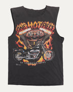 Harley Davidson One Hot Piece of American Steel Cut Off T-Shirt