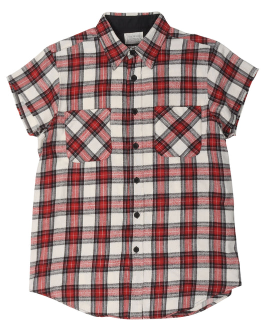 Third Collection Sleeveless Zipper Flannel