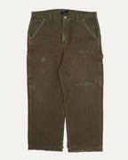 Distressed Paint Pants
