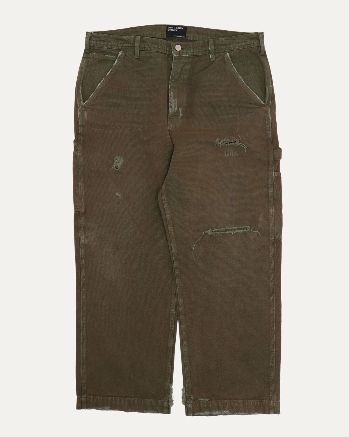 Distressed Paint Pants